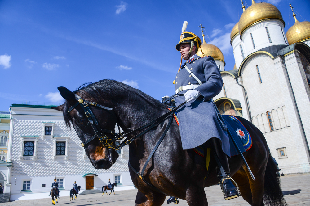 Первый развод караулов Президентского полка проведут в Москве 15 апреля