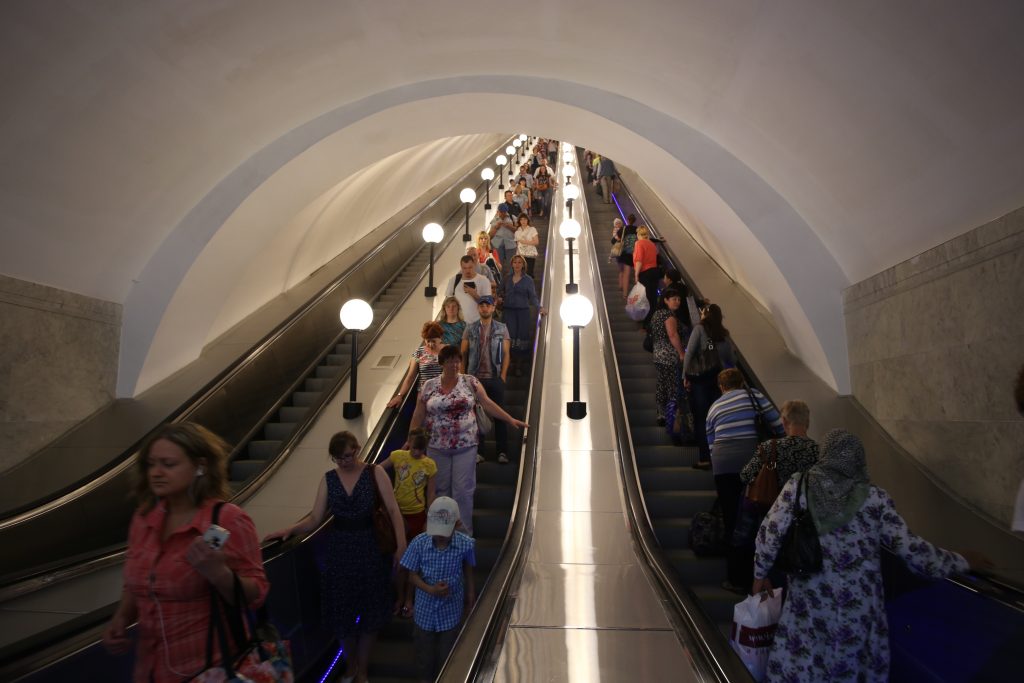 Завершился ремонт эскалатора на станции метро «Площадь Ильича»