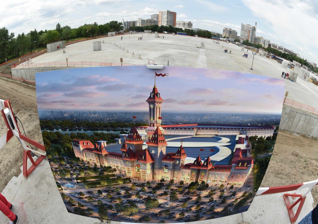 Гигантский стеклянный купол установят над парком «Остров мечты» на юге Москвы