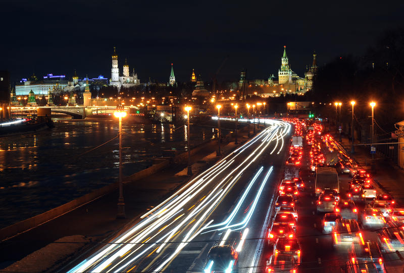 Девятибалльная пробка зафиксирована в Москве