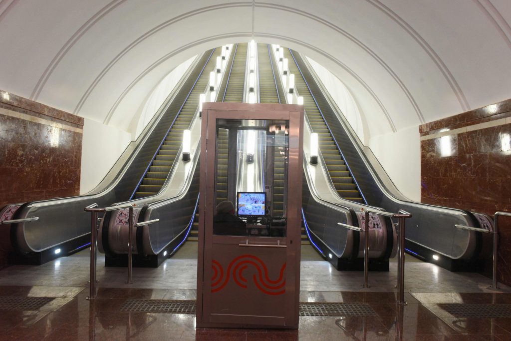 Завершился ремонт эскалатора на станции метро «Пушкинская»