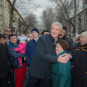 17 марта 2017 года. Мэр Москвы Сергей Собянин встречается с жителями пятиэтажек 