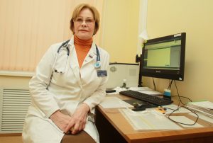 16 мая 2017 года. Заведующая филиалом 4 поликлиники №68, врач-кардиолог высшей квалификационной категории Эмма Попова