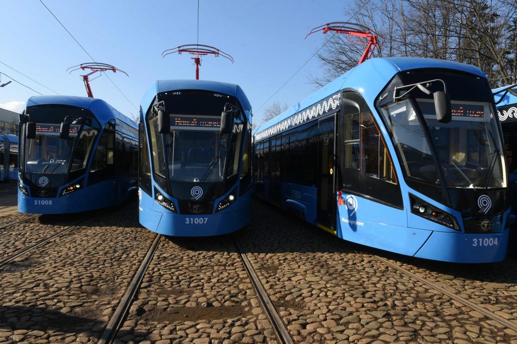 Трамвайный маршрут №17 полностью обслуживают трамваи нового поколения «Витязь-М»