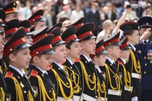 Парад кадетов в 2016 году. Фото: «Вечерняя Москва»