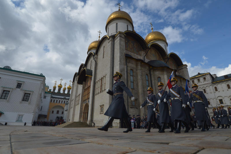 Более пяти лет продлится реставрация Успенского собора Московского Кремля