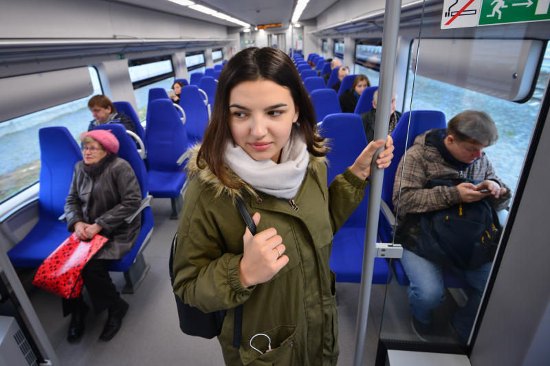 Информацию о пересадках на автобусы начали транслировать в поездах МЦК