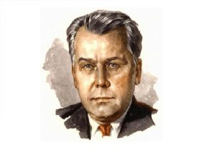 Портрет Твардовского на открытке Почты России. Фото: wikipedia.ru