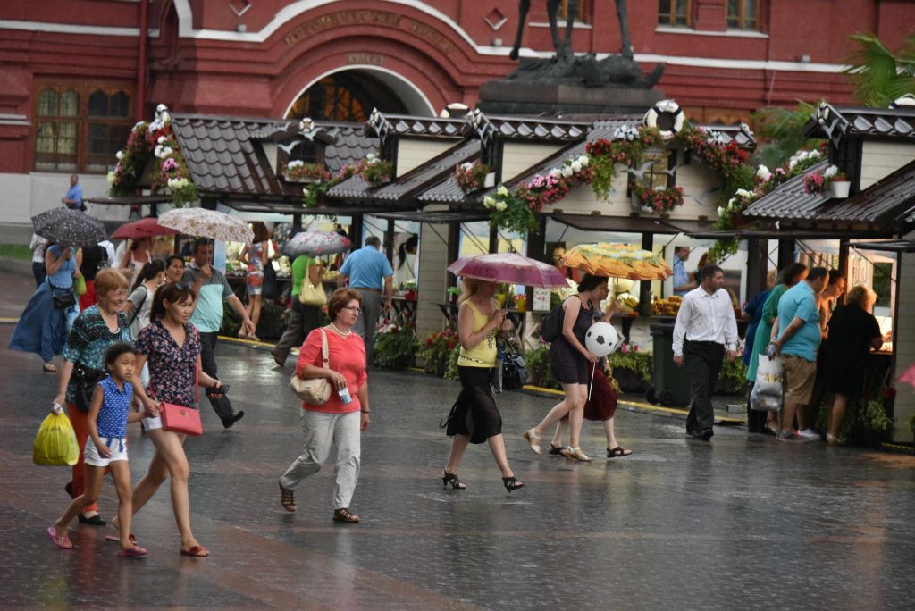 Кратковременные дожди ожидаются в Москве 10 июня