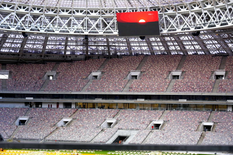 Три варианта подсветки создали для стадиона «Лужники»