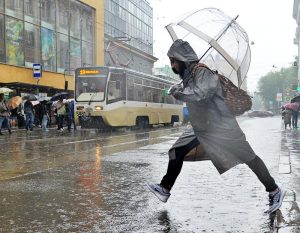 В связи с пасмурной погодой и дождями, видимость на дорогах ухудшится. Фото: архив, «Вечерняя Москва»