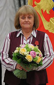 Светлана Савицкая во время награждения Орденом «За заслуги перед Отечеством» IV степени в 2014 году. Фото: Kremlin.ru
