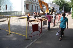 Ограничительные меры на время ремонта будут действовать круглосуточно. Фото: «Вечерняя Москва»