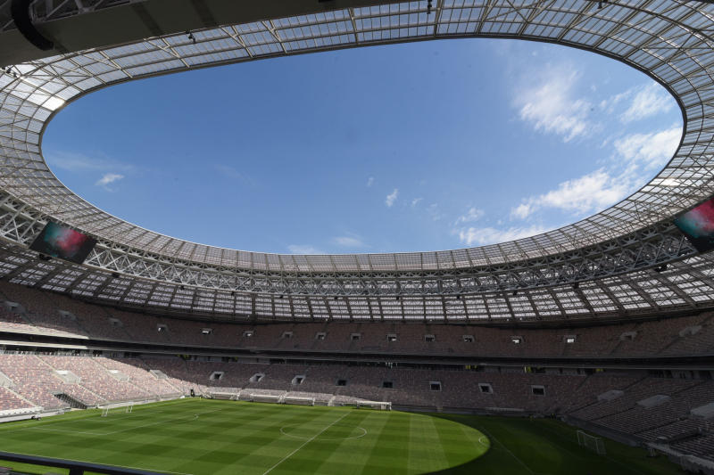 Сама большая спортивная арена готова в полном объеме. Фото: Владимир Новиков, "Вечерняя Москва"