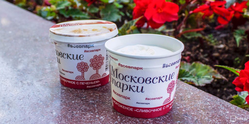 Парки Москвы начнут продажу собственной марки мороженого