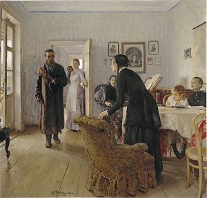 "Не ждали", Илья Репин, 1888 год. Фото: wikipedia.org