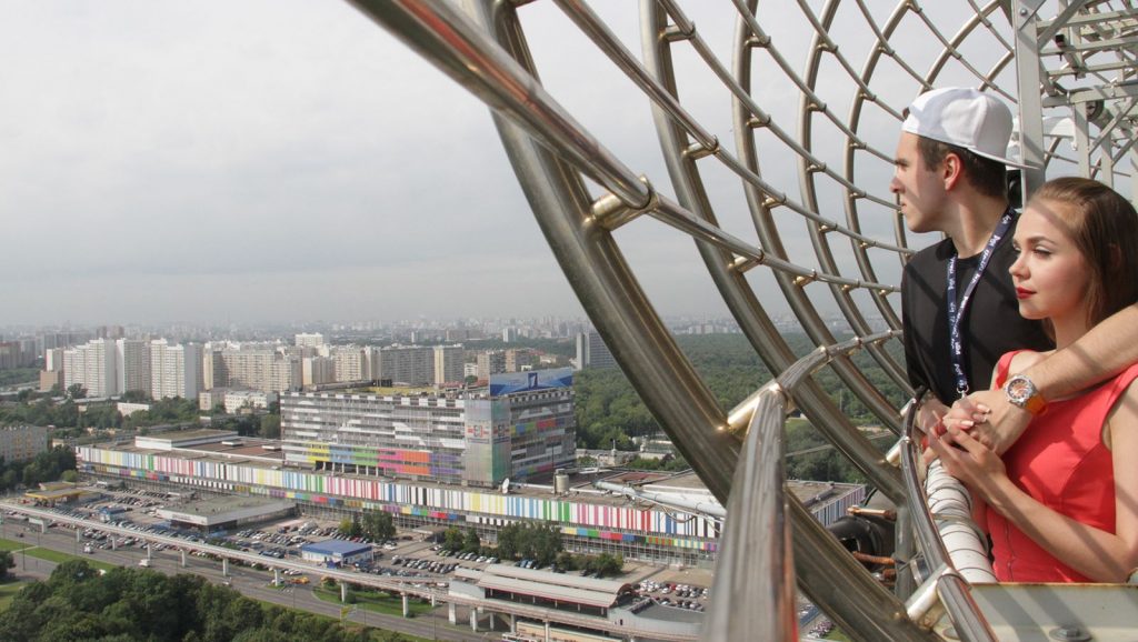 Открытую смотровую площадку запустили на Останкинской башне в Москве