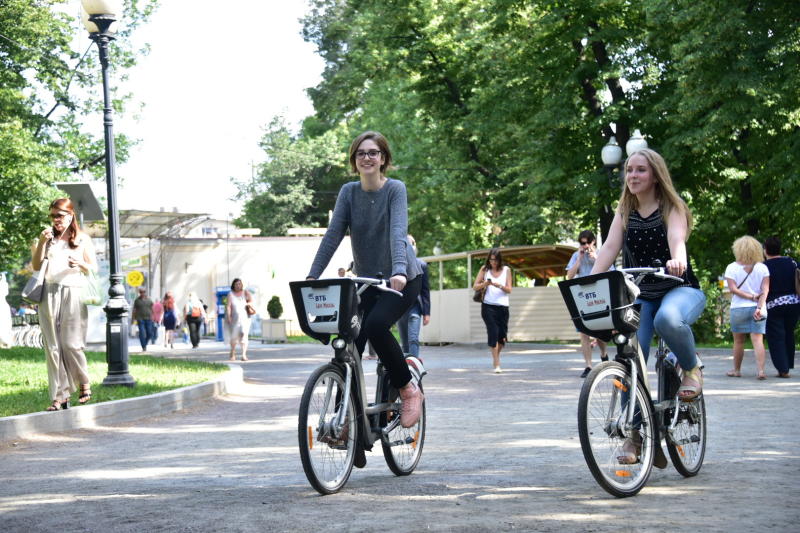 Горожане совершили свыше 500 тысяч поездок на велосипедах столичного велопроката