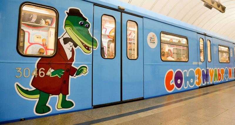 Тематический поезд «Союзмультфильм» перевез свыше пяти миллионов пассажиров