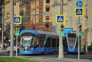 Еще 200 трамваев выйдут на столичные маршруты до конца 2019 года. Фото: Александр Кожохин, «Вечерняя Москва»