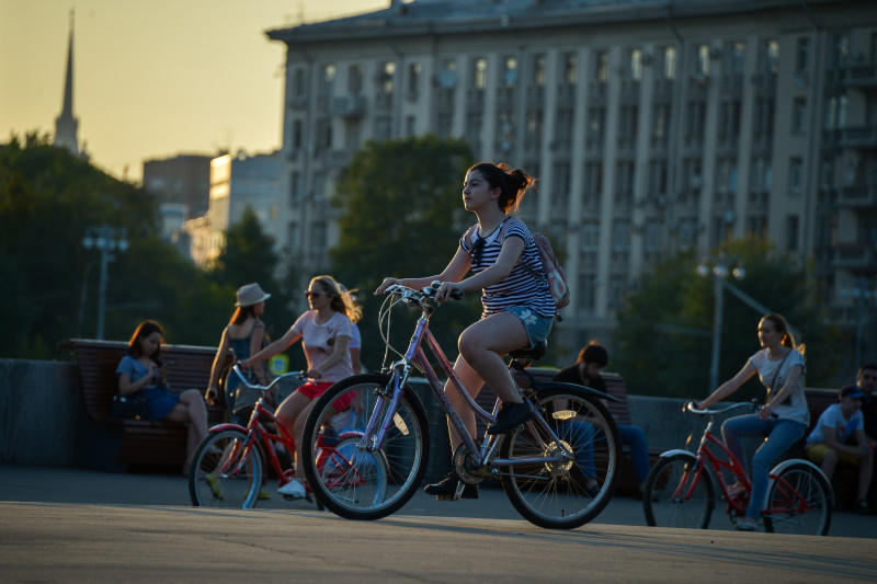 Велополосу в центре Москвы увеличили более чем на пять километров
