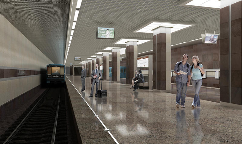 Конструкции станции метро «Беломорская» возведут до конца года