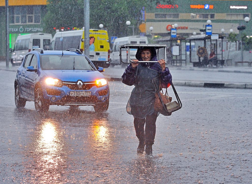 На Москву обрушится дождливый циклон