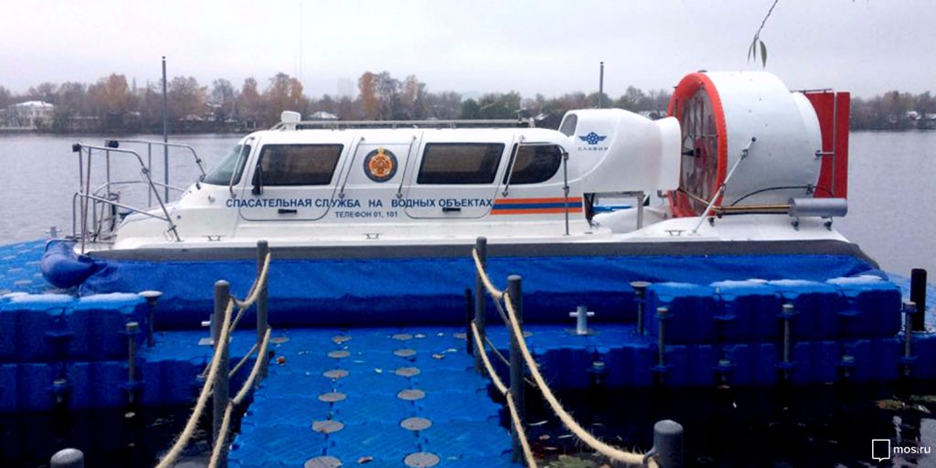 Спасательные катера-вездеходы этой зимой впервые выйдут на Москву-реку