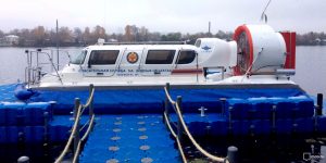 Спасательные катера-вездеходы этой зимой впервые выйдут на Москву-реку. Фото: ГОЧСиПБ