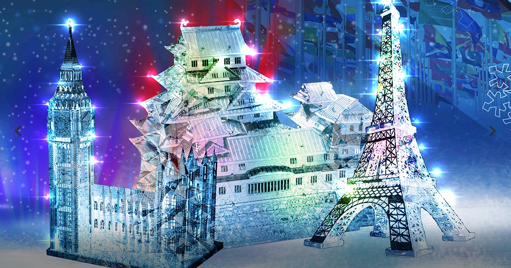 Ледяная Эйфелева башня появится на Поклонной горе Москвы