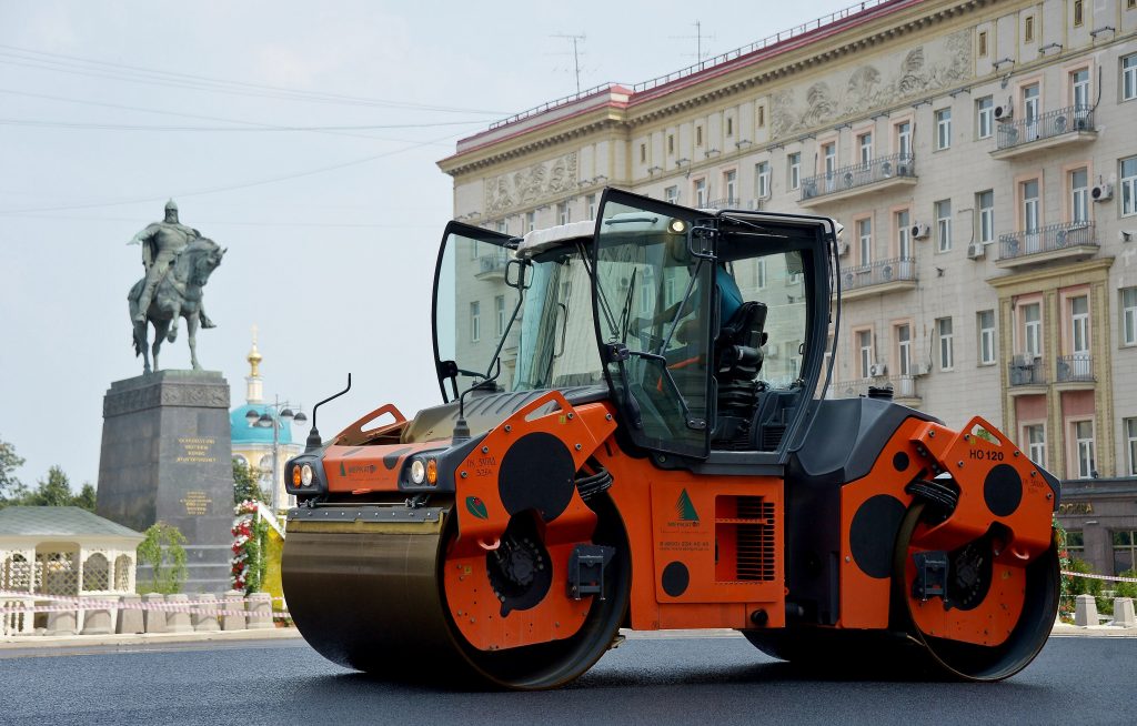 С января в Москве обновили 22 миллиона «квадратов» асфальта