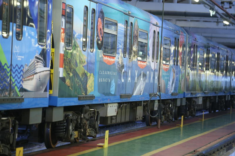 Поезд «Дальневосточный экспресс» вышел на Таганско-Краснопресненскую линию метро