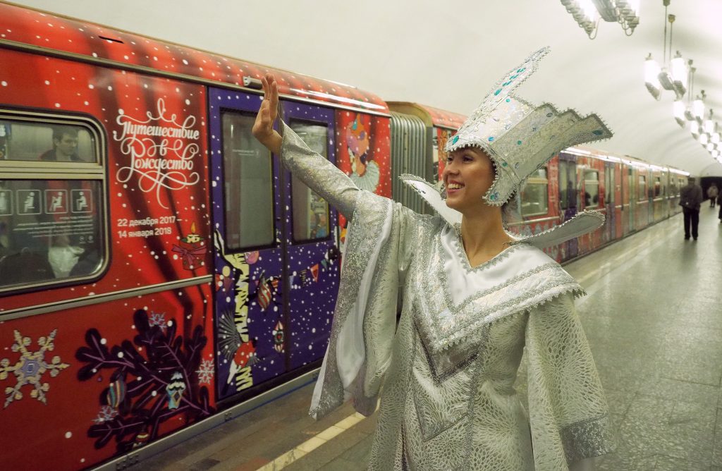 Новый год в Московском метро встретили 35 тысяч человек