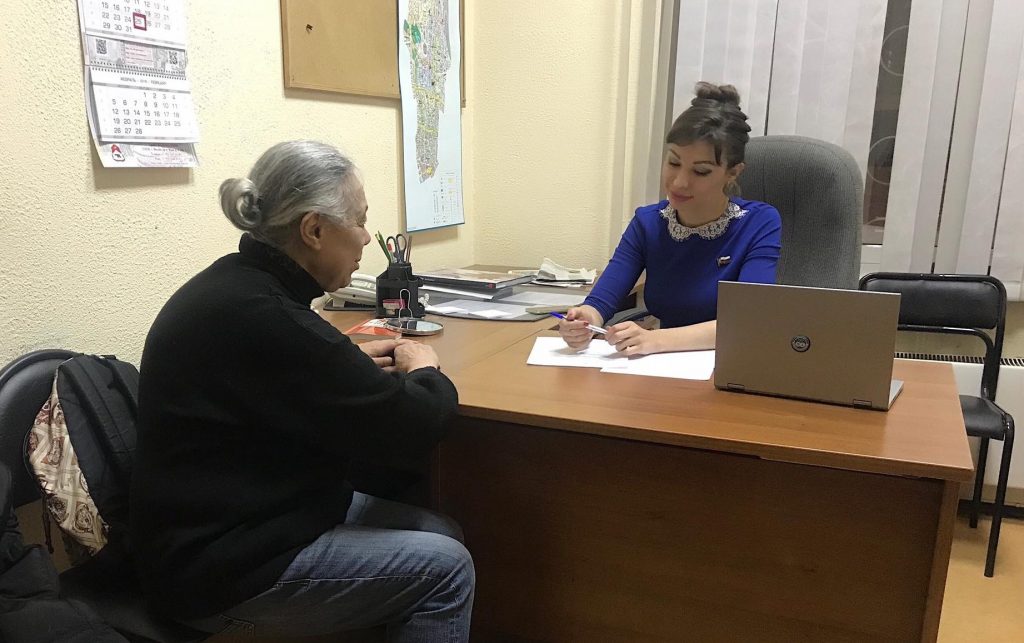Депутат Мещанского района Анна Данилова провела прием жителей
