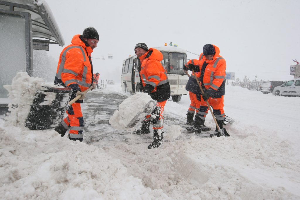 За сутки из Москвы исчезло больше миллиона кубометров снега