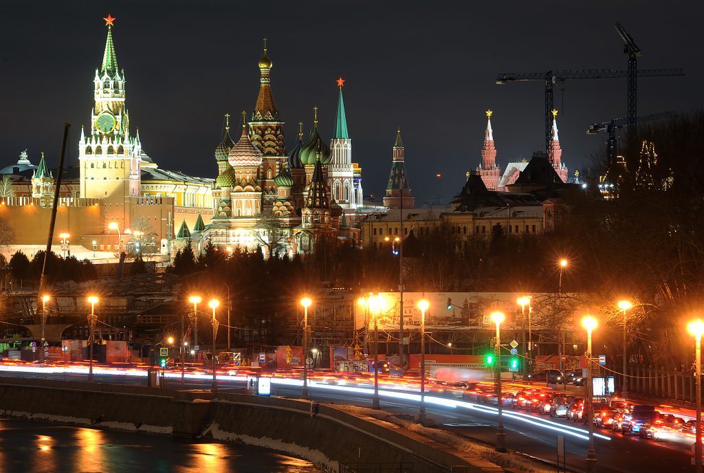 Ночная Москва посветлела почти вдвое