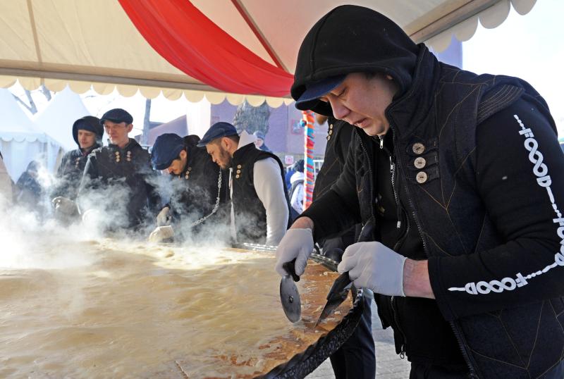 170 видов блинов будут ожидать гостей фестиваля «Московская масленица». Фото: Александр Кожохин