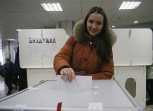 Голосование на Избирательных участках. Фото: Антон Гердо, «Вечерняя Москва»