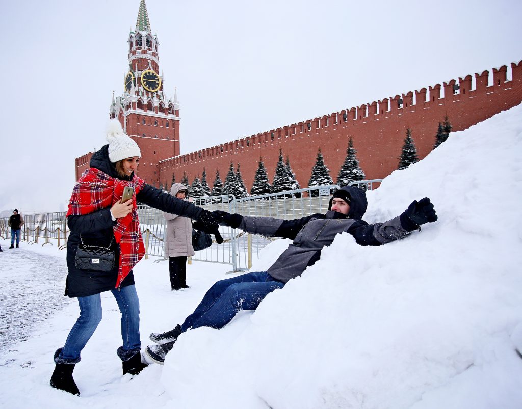 Воскресный снегопад в Москве побил дореволюционные рекорды
