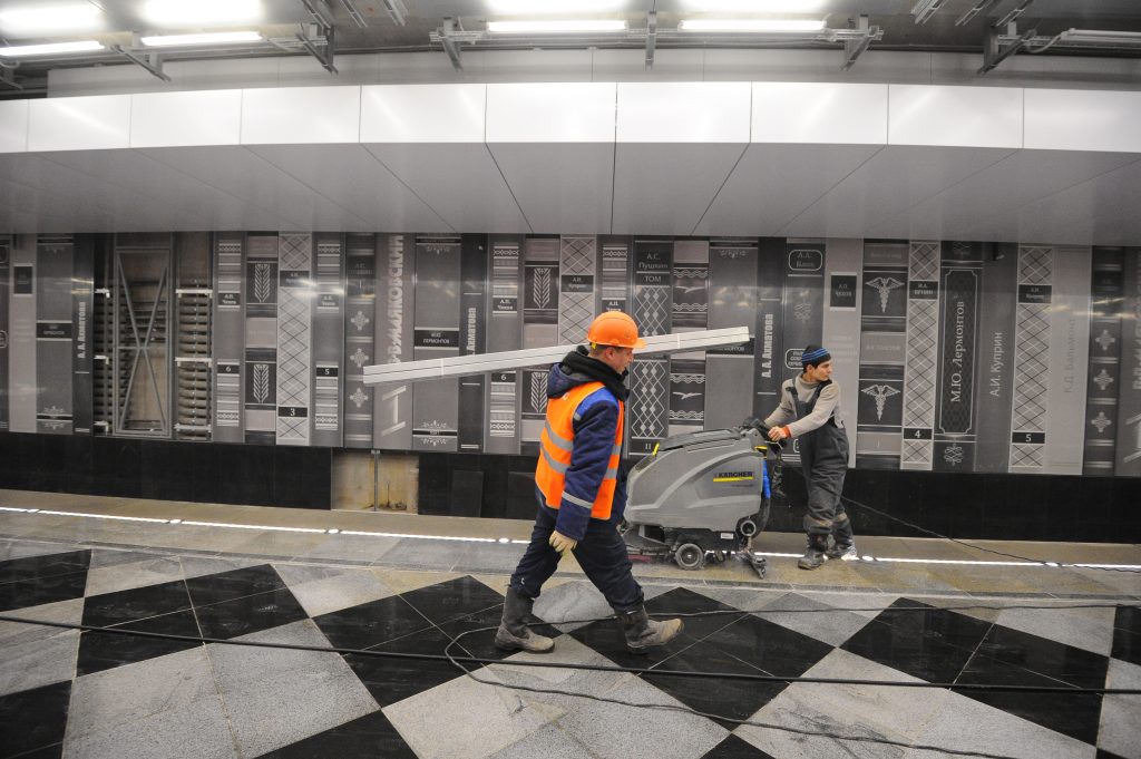 Станцию метро «Рассказовка» в Новой Москве достроят к маю