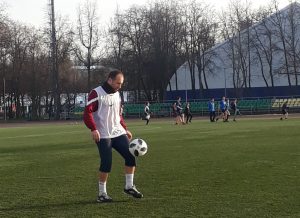 Тренер по футболу из Мещанского района примет участие в турнире в Турции. Фото предоставлено Сергеем Петуховым