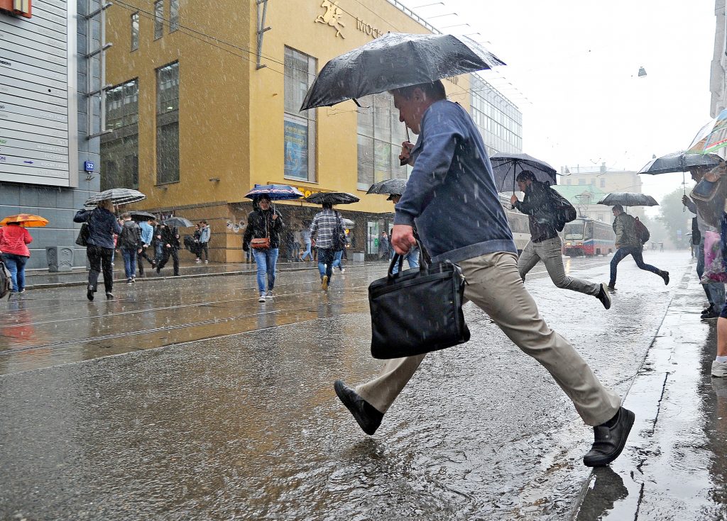 За сутки в Москве выпадет до 20 процентов апрельской нормы дождя