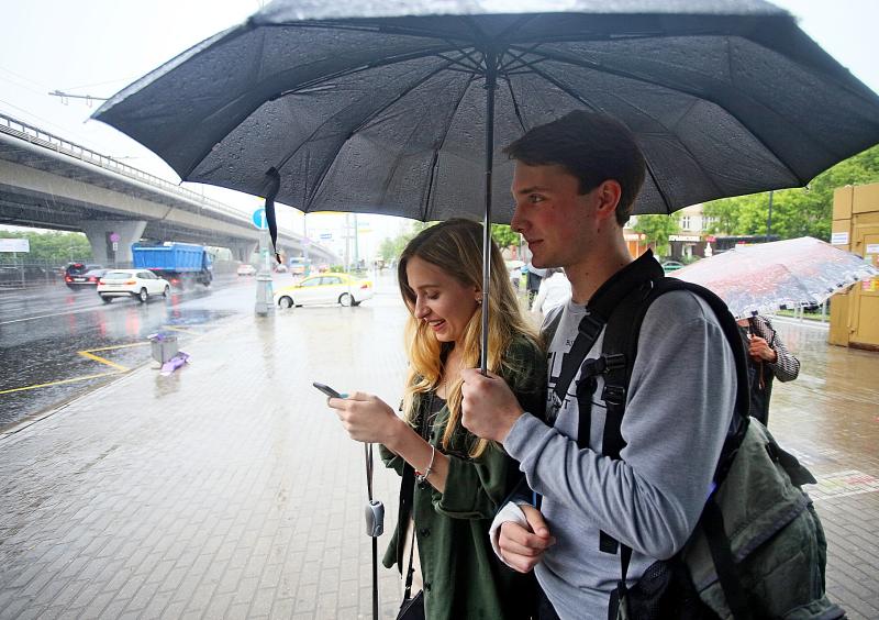 Ливневые дожди придут в Москву