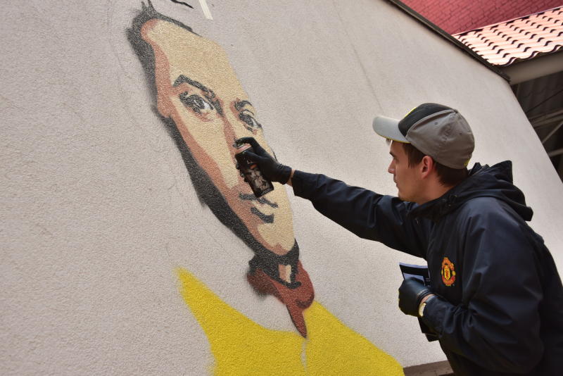 Граффити от зарубежных художников появятся на территории «Лужников». Фото: Антон Гердо, «Вечерняя Москва»