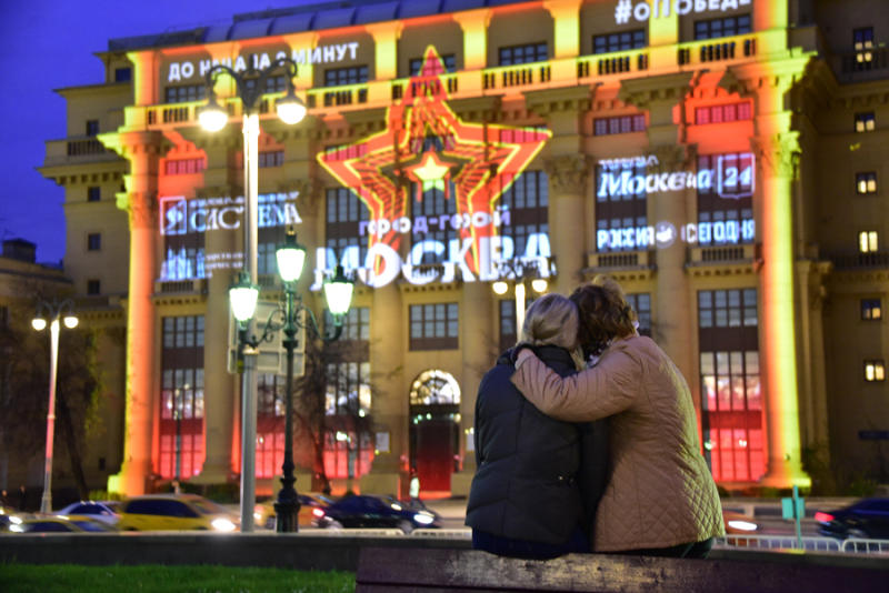 Москву украсят ко Дню Победы. Фото: Антон Гердо, «Вечерняя Москва»
