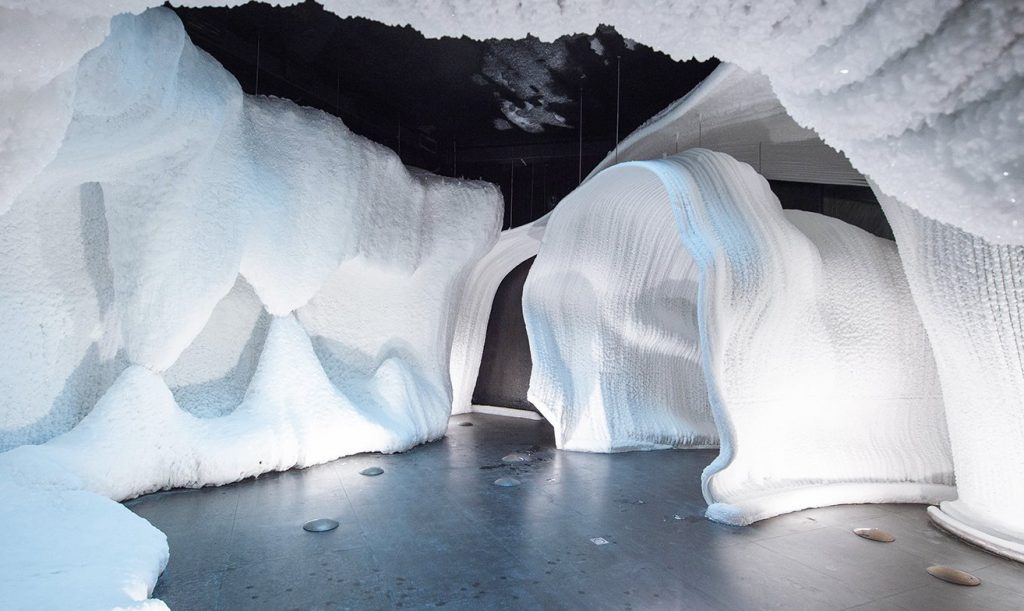 Павильон «Ледяная пещера» откроется в «Зарядье»