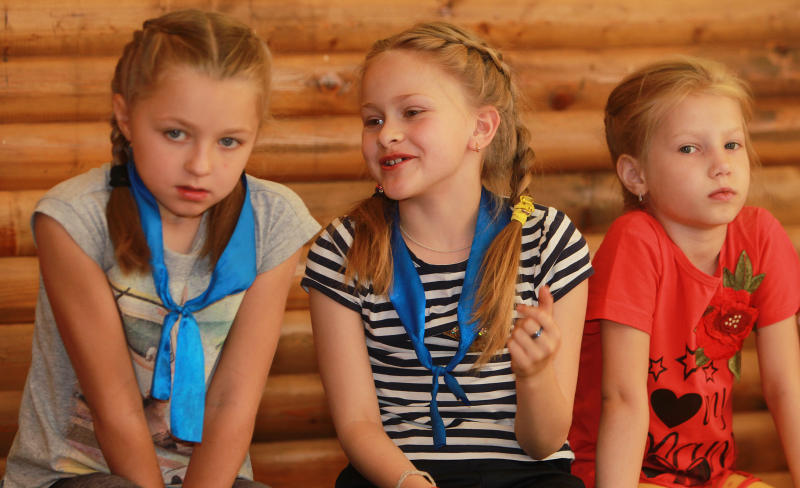 Школьники района Арбат узнают об Олимпийских играх. Фото: НАталия НЕчаева, «Вечерняя Москва»