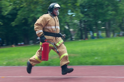 В Москве проходит VII Чемпионат по пожарно-прикладному спорту среди представителей добровольной пожарной охраны