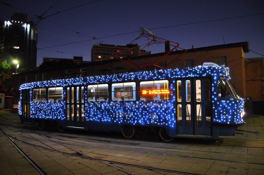 Необычный трамвай появится на улицах столицы в честь Дня московского транспорта. Фото: пресс-служба ГУП «Мосгортранс»