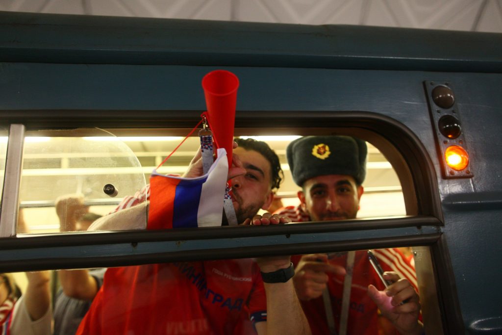 Более 350 тысяч пассажиров московского метро увидели победу сборной России